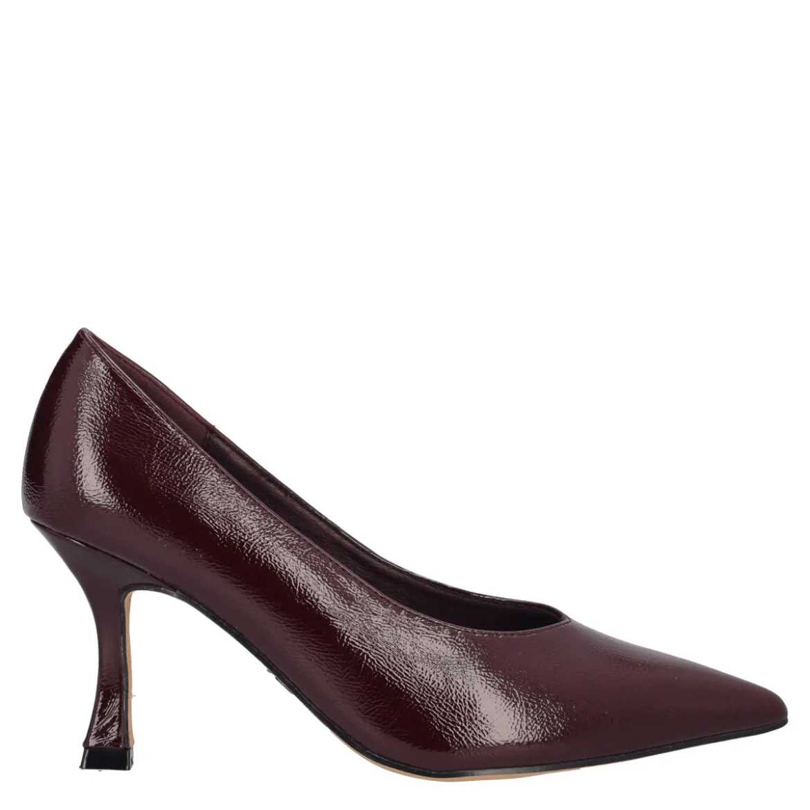 Decolleté Donna Bordeaux Vernice