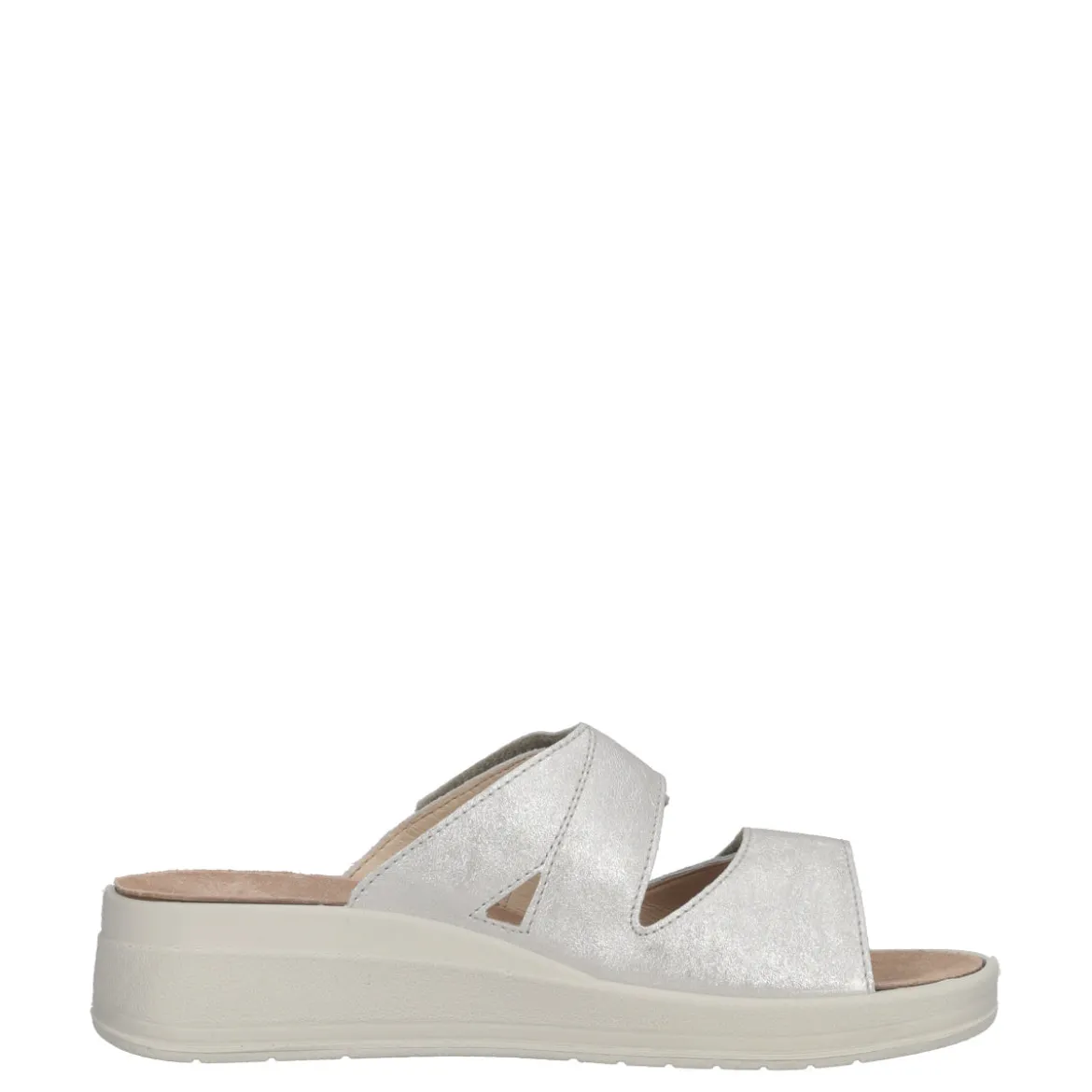 DIDA Ciabatte Comfort Donna Argento