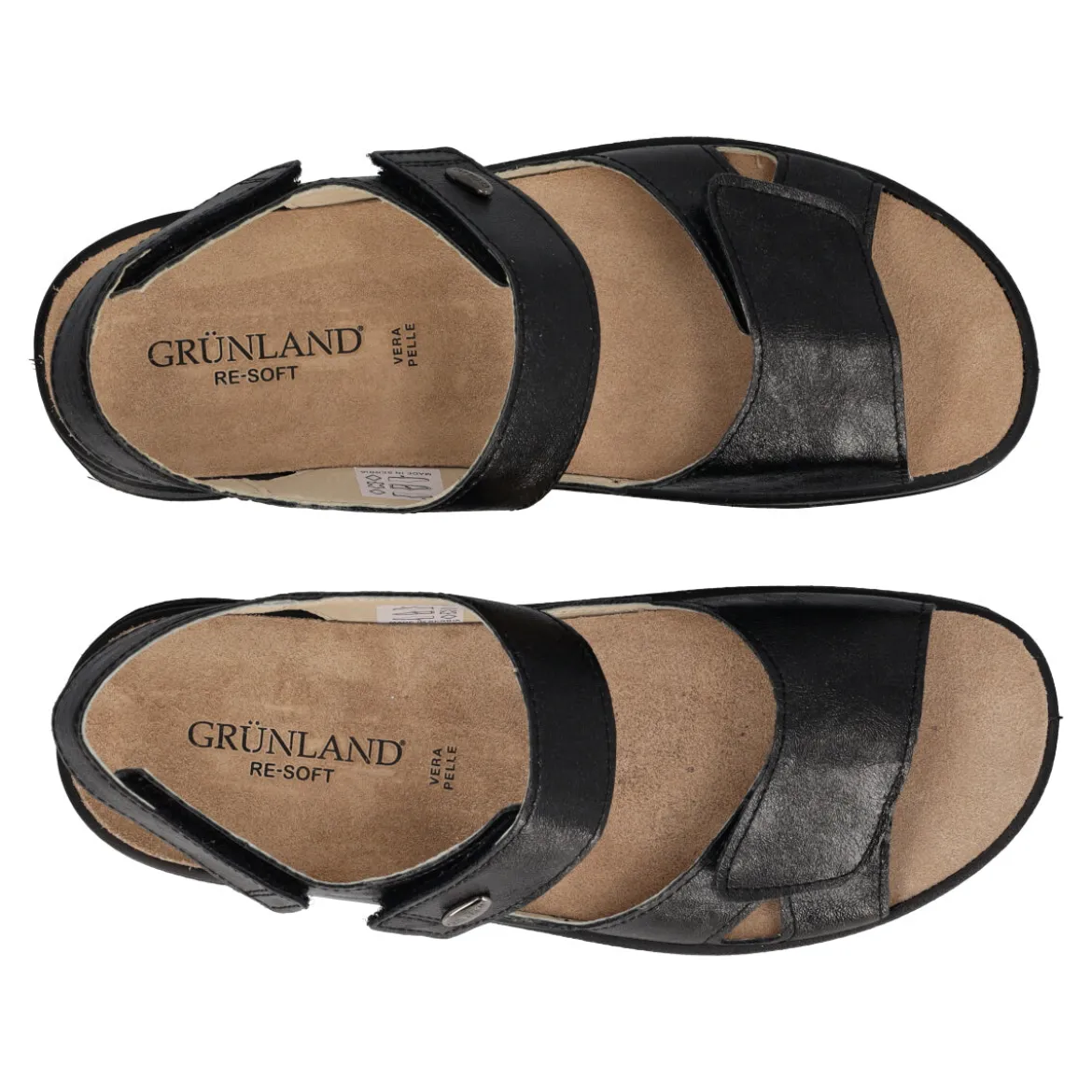 DIDA Sandali Donna Neri Comfort