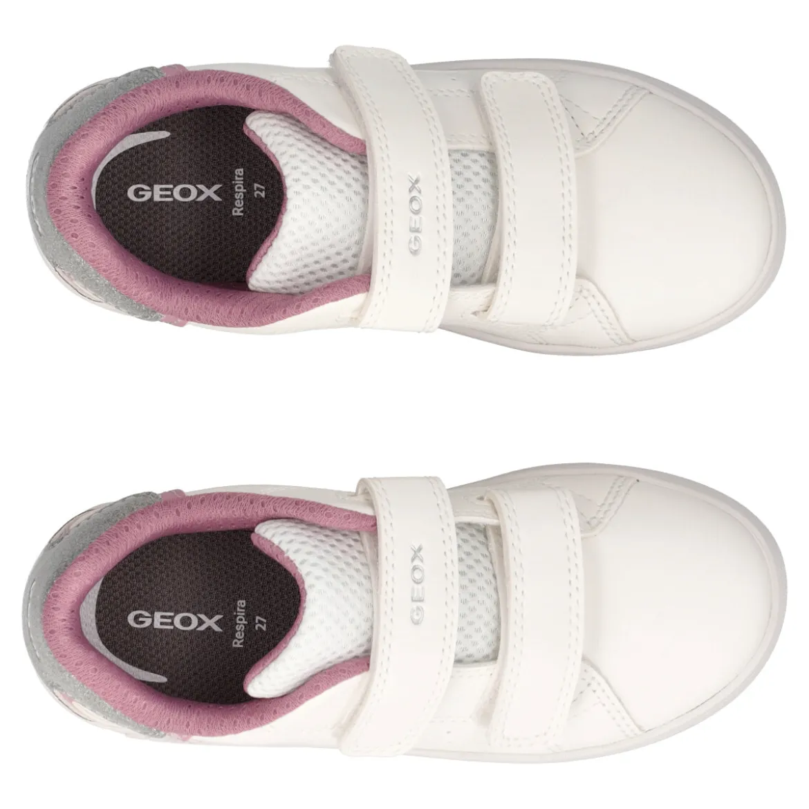 ECLYPER Sneakers Bambina Bianche e Rosa