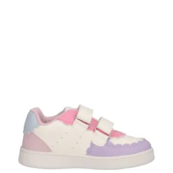 ECLYPER Sneakers Bambina Bianche, Rosa e Lilla