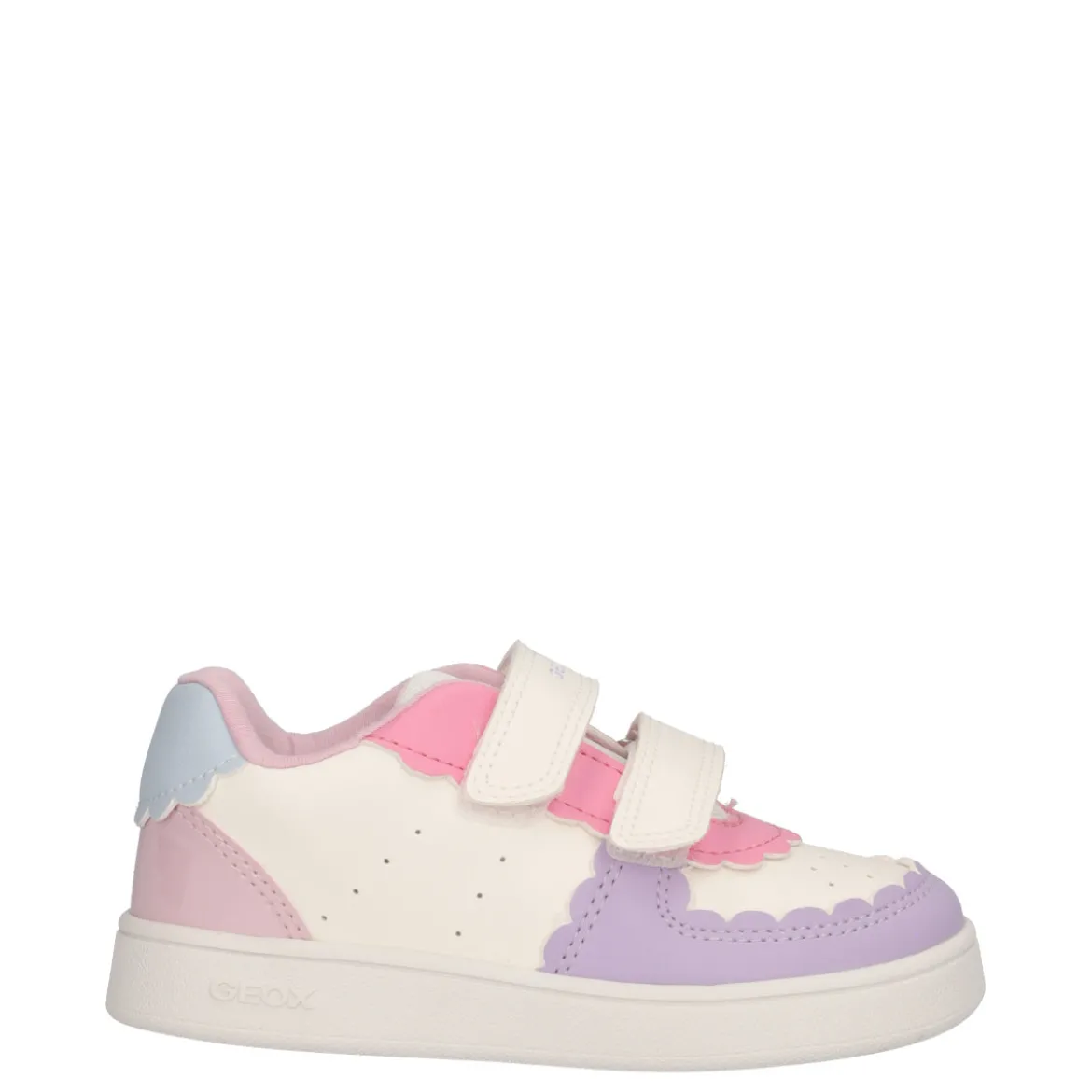 ECLYPER Sneakers Bambina Bianche, Rosa e Lilla