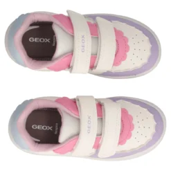ECLYPER Sneakers Bambina Bianche, Rosa e Lilla