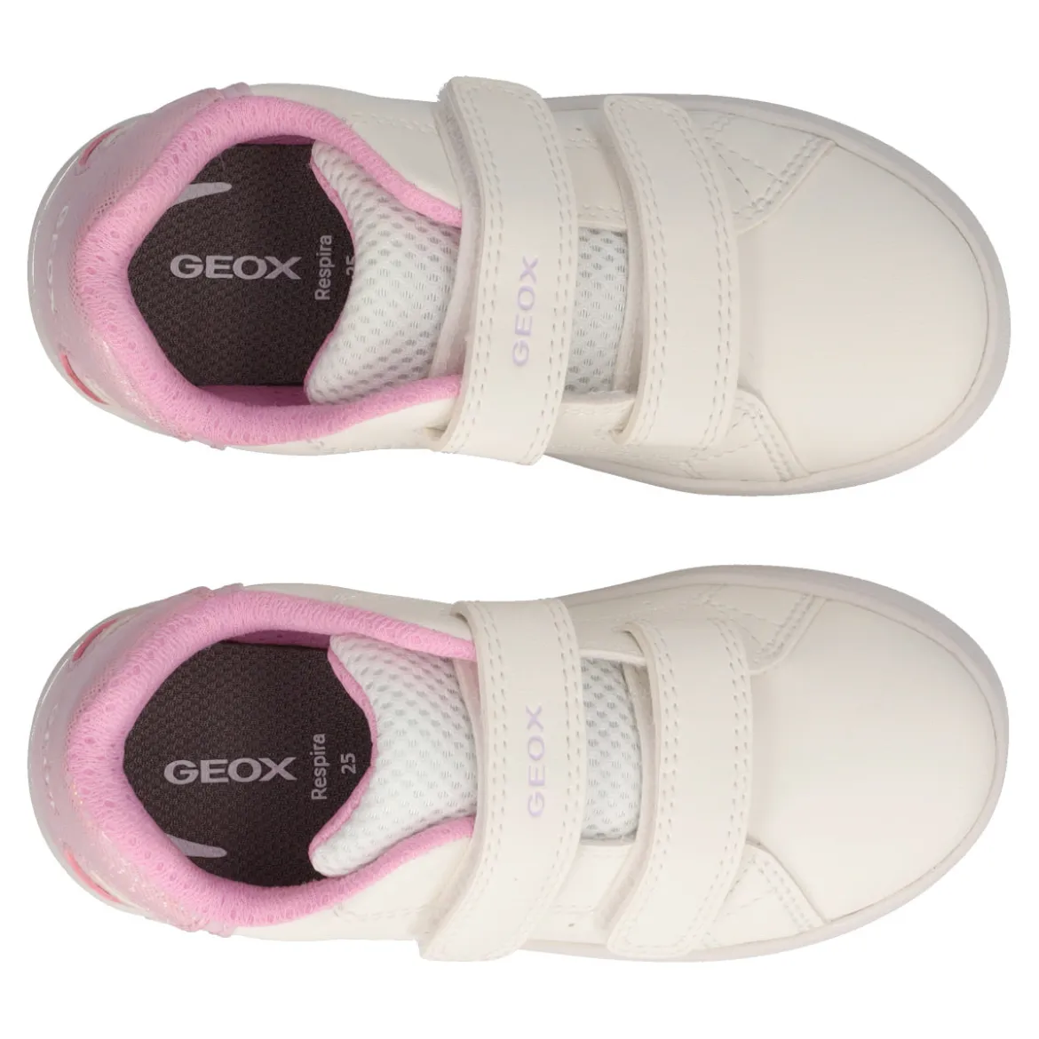 ECLYPER Sneakers Bambina Bianche e Rosa