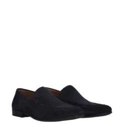 EDDY Mocassini Uomo Blu in pelle