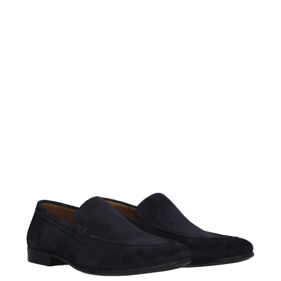 EDDY Mocassini Uomo Blu in pelle