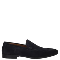 EDDY Mocassini Uomo Blu in pelle