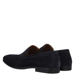 EDDY Mocassini Uomo Blu in pelle