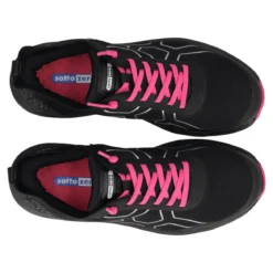 ELETTRA S1PS FO SR HRO Antinfortunistiche Donna Nere e Fuxia