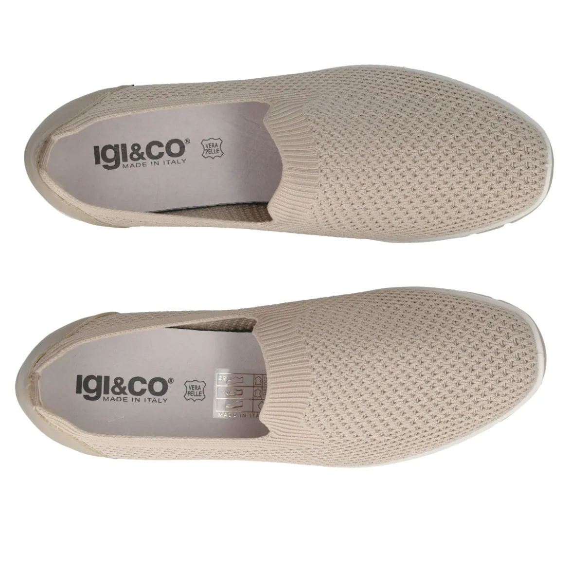 ELLEN Slip-on Donna Crema e Oro