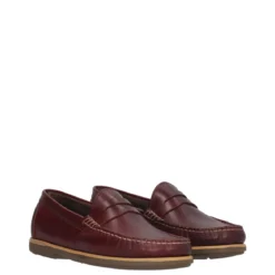 EMILIO Scarpe da Barca Uomo Bordeaux