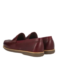 EMILIO Scarpe da Barca Uomo Bordeaux