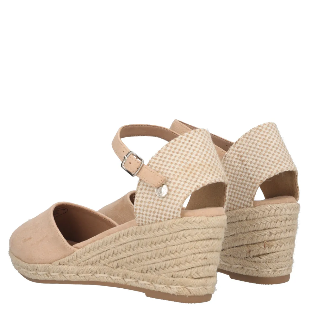 Espadrillas con Zeppa Donna Beige