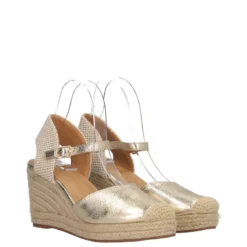 Espadrillas con Zeppa Donna Oro