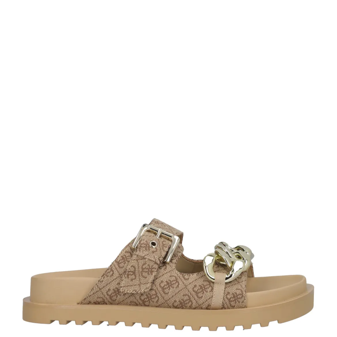 FATEMA2 Ciabatte Donna Beige e Marroni