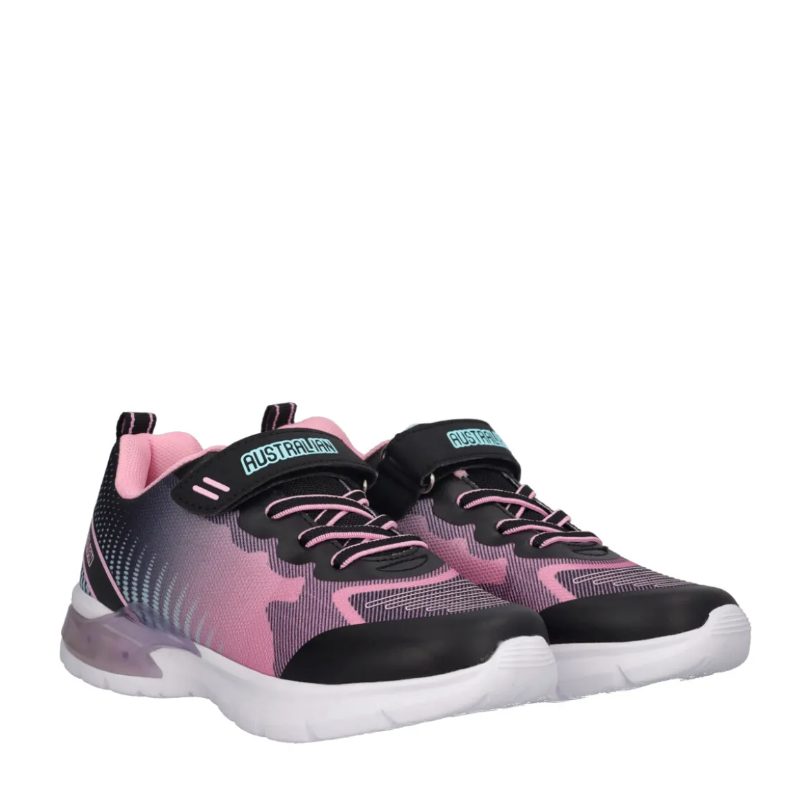 FLASH II Sneakers Bambina Rosa e Nere