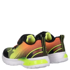 FLASH II TD Sneakers Bambino Nere, Gialle e Arancioni