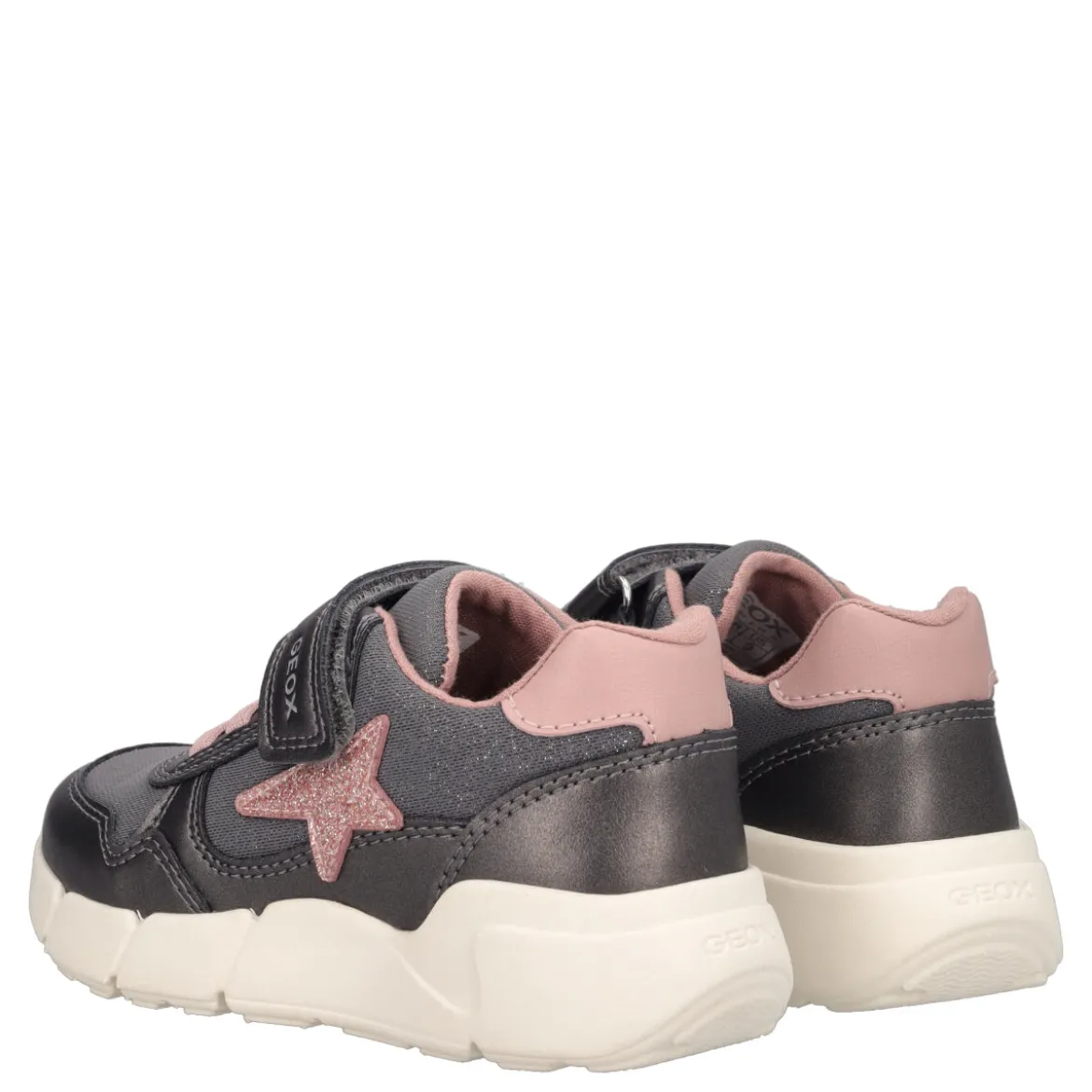 FLEXYPER Sneakers Bambina Grigie e Rosa