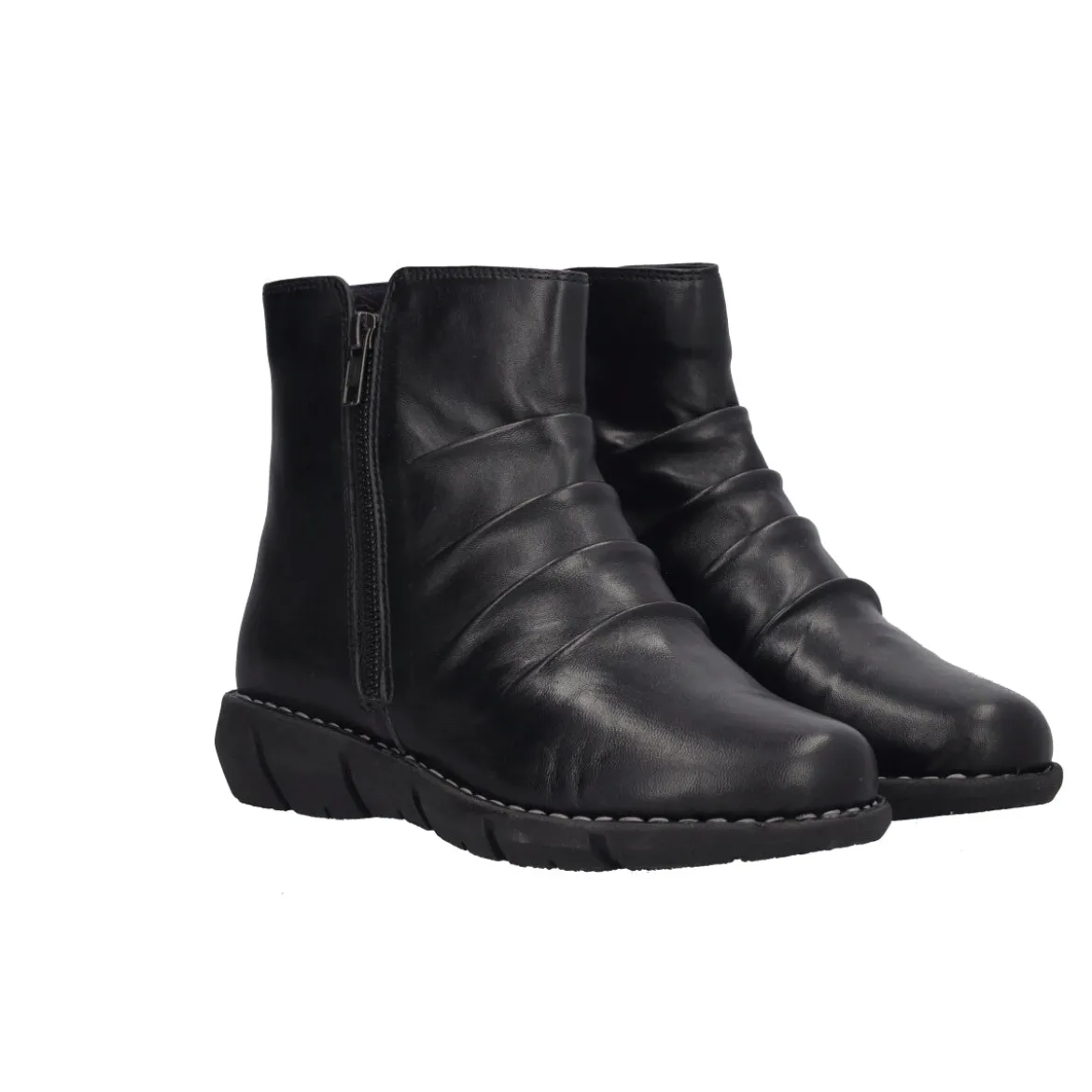 FOREST Stivaletti Donna Neri in Pelle