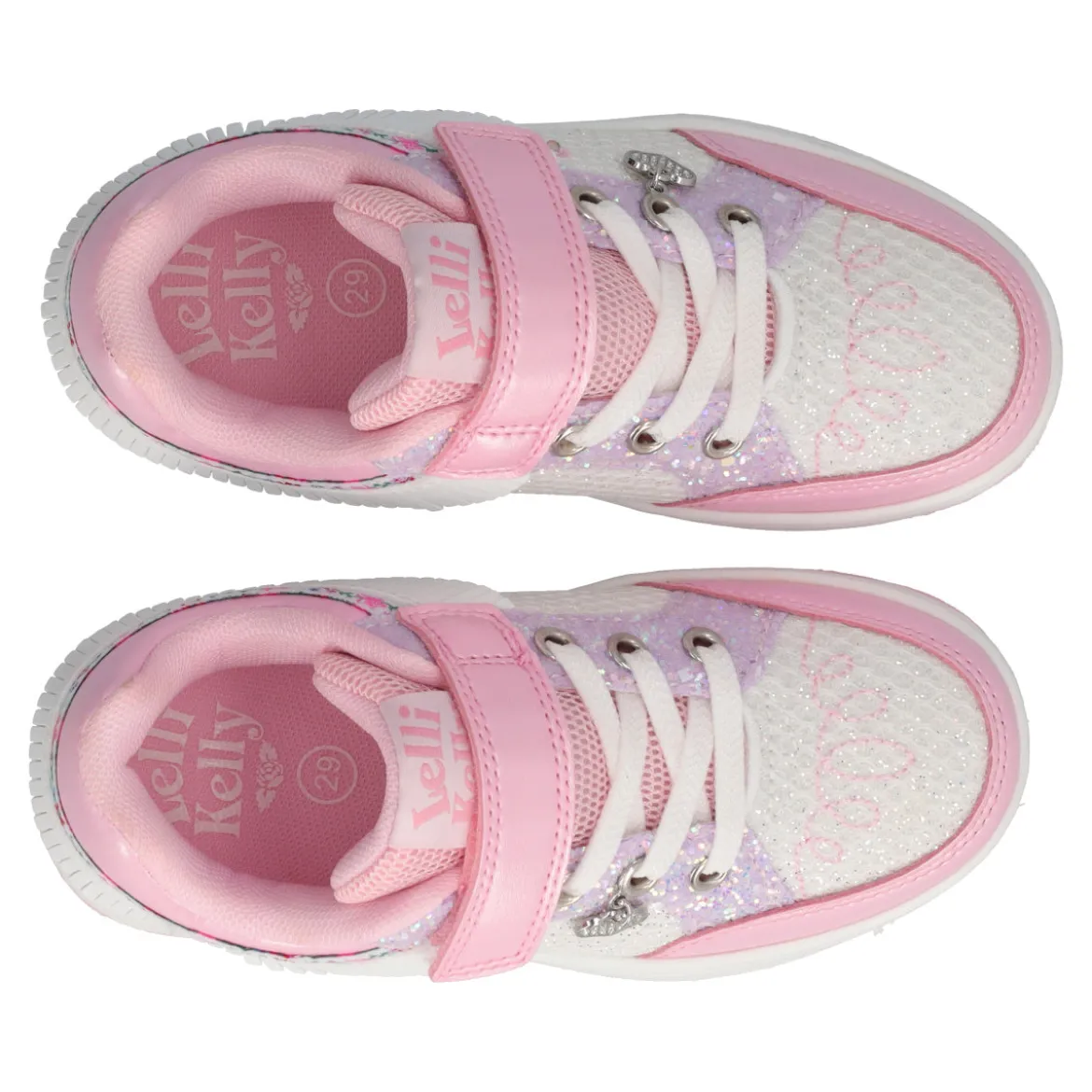 FRANGETTA MIX LUCI Sneakers Bambina Rosa e Bianche con Luci
