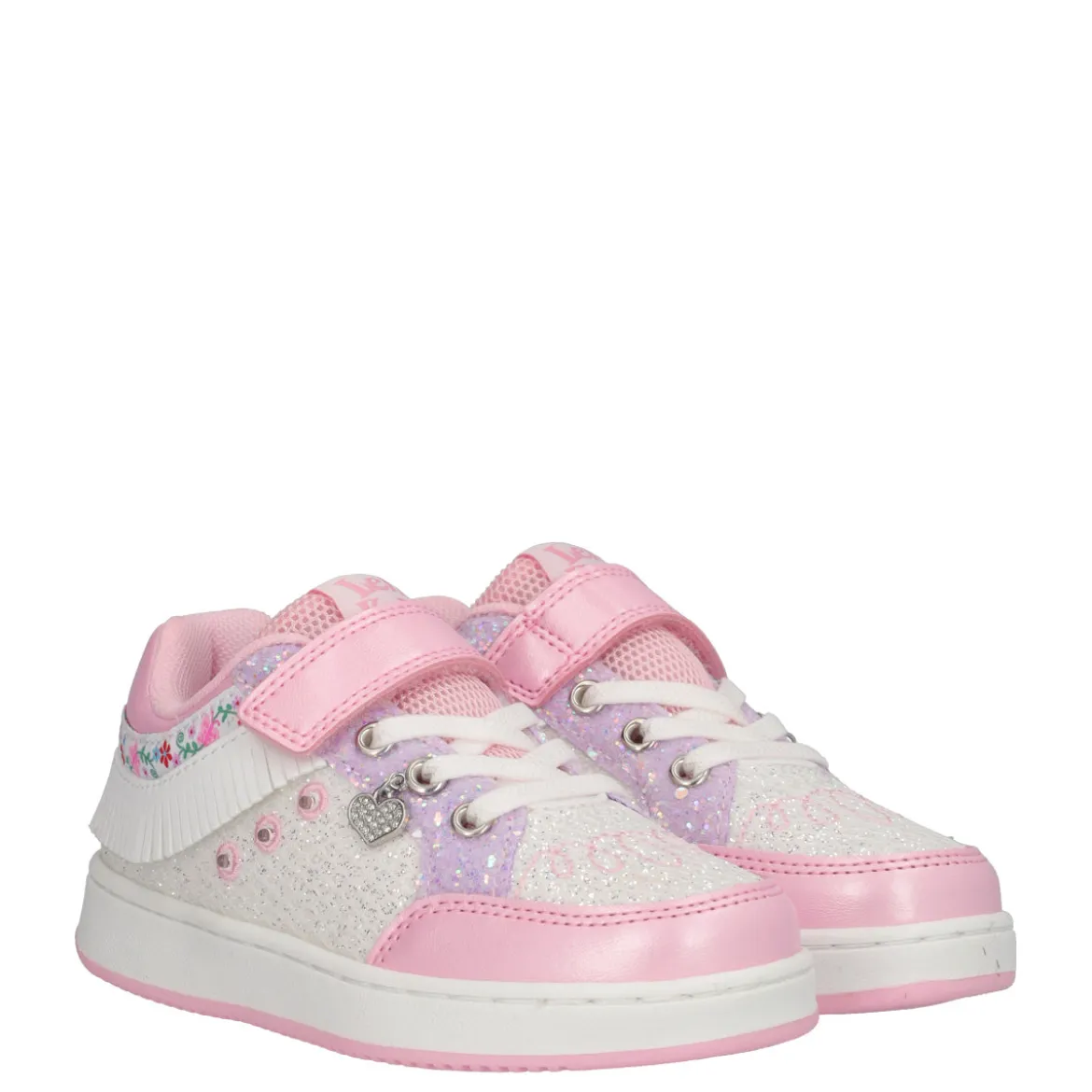 FRANGETTA MIX LUCI Sneakers Bambina Rosa e Bianche con Luci