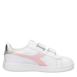 GAME P BALLET PS Sneakers Bambina Bianche, Rosa e Argento
