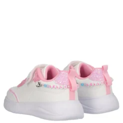 GIOIELLO Sneakers Bambina Bianche e Rosa