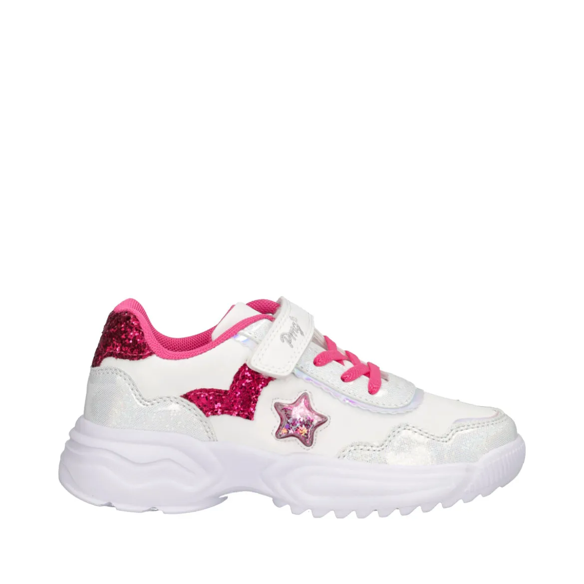 GIRL DISSY Sneakers Bambina Bianche e Fuxia