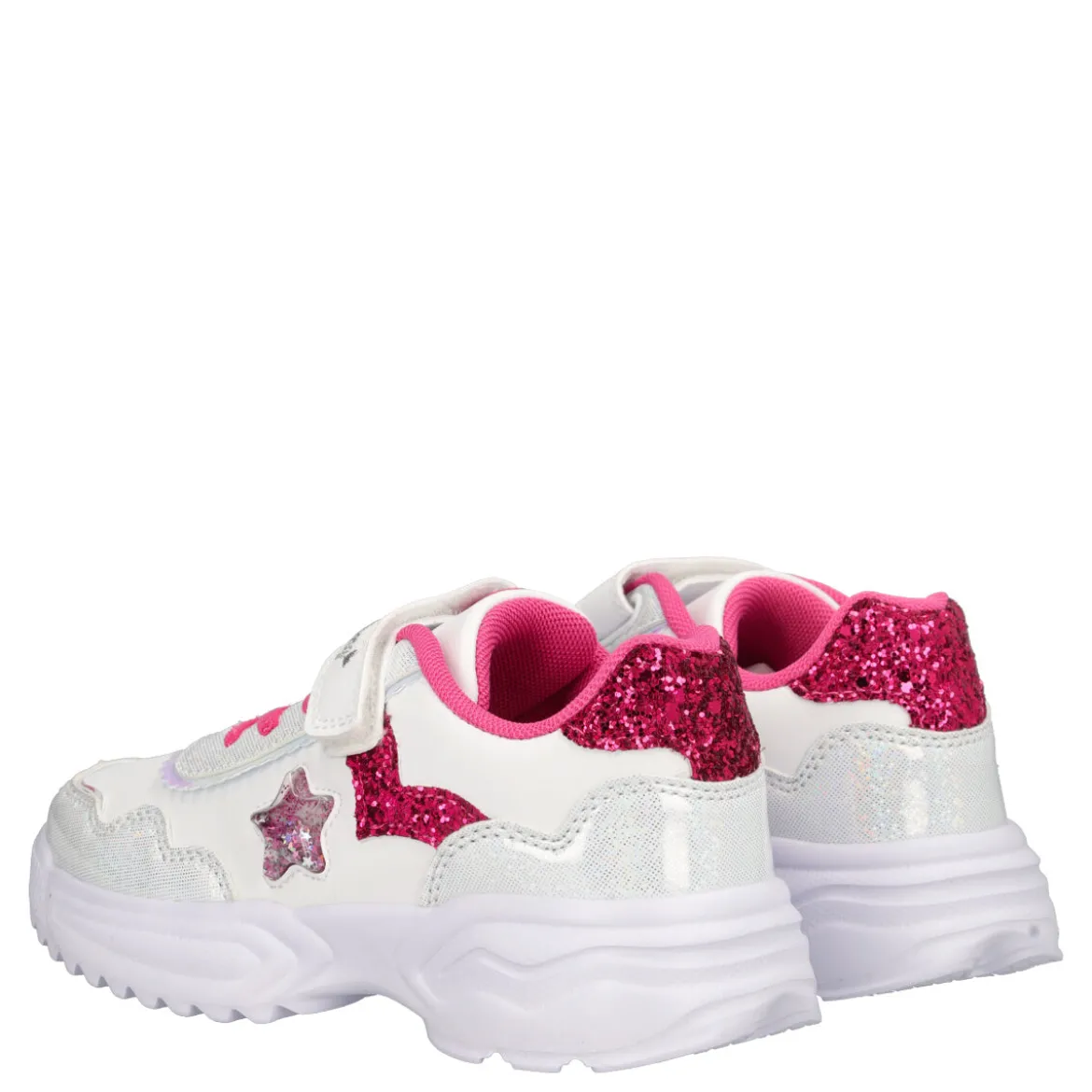 GIRL DISSY Sneakers Bambina Bianche e Fuxia