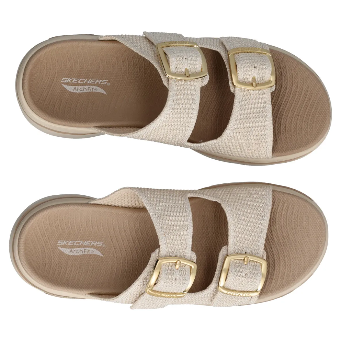 GO WALK ARCH FIT 2.0 SANDAL Donna Nude e Oro