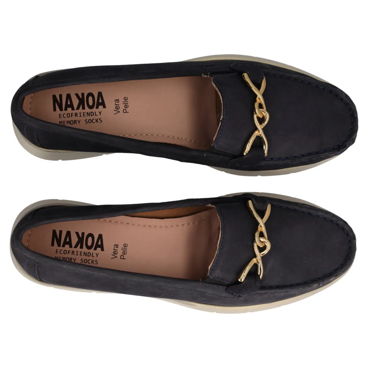 GRAVITY Mocassini Donna Blu