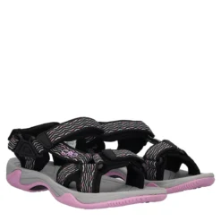 HAMAL HIKING SANDAL Donna Nero e Rosa