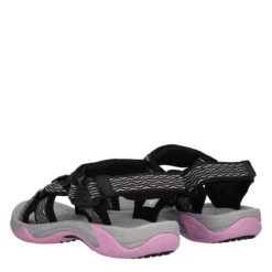 HAMAL HIKING SANDAL Donna Nero e Rosa
