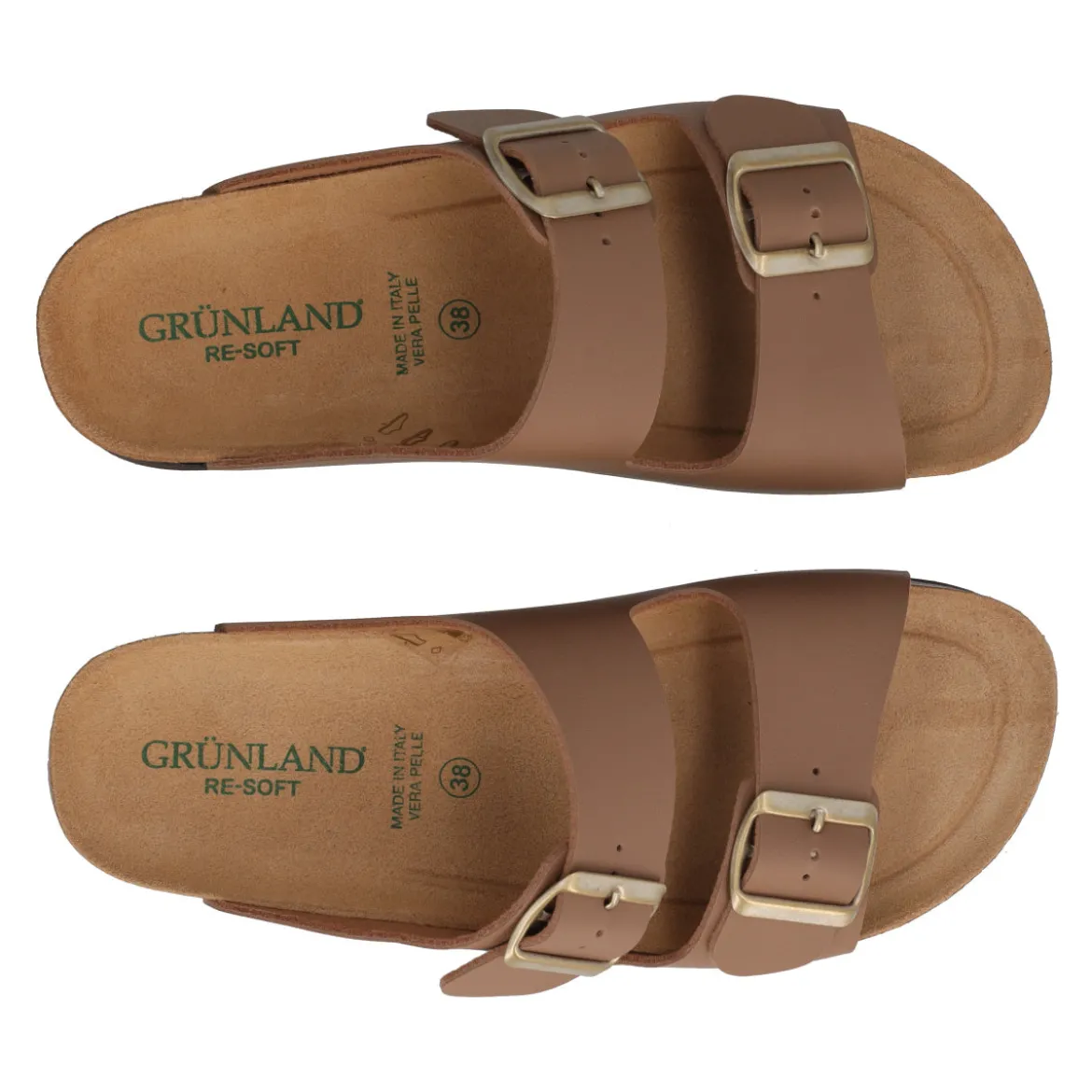 HOLA Ciabatte Comfort Donna Marrone