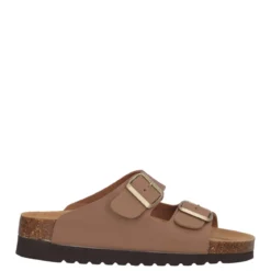 HOLA Ciabatte Comfort Donna Marrone