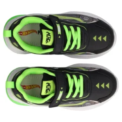 HOT WHEELS B&G LIGHTS Sneakers Bambino Nere e Verdi - con Luci