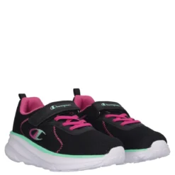 HRO J G PS Sneakers Bambina Nere e Fuxia