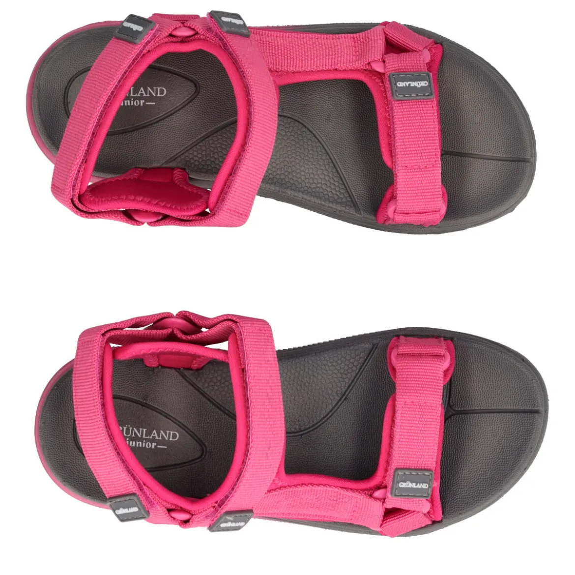 IDRO Sandali Bambina Fucsia e Grigio