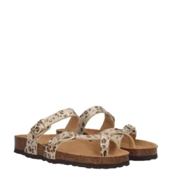Infradito Donna Beige Animalier