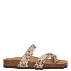 Infradito Donna Beige Animalier