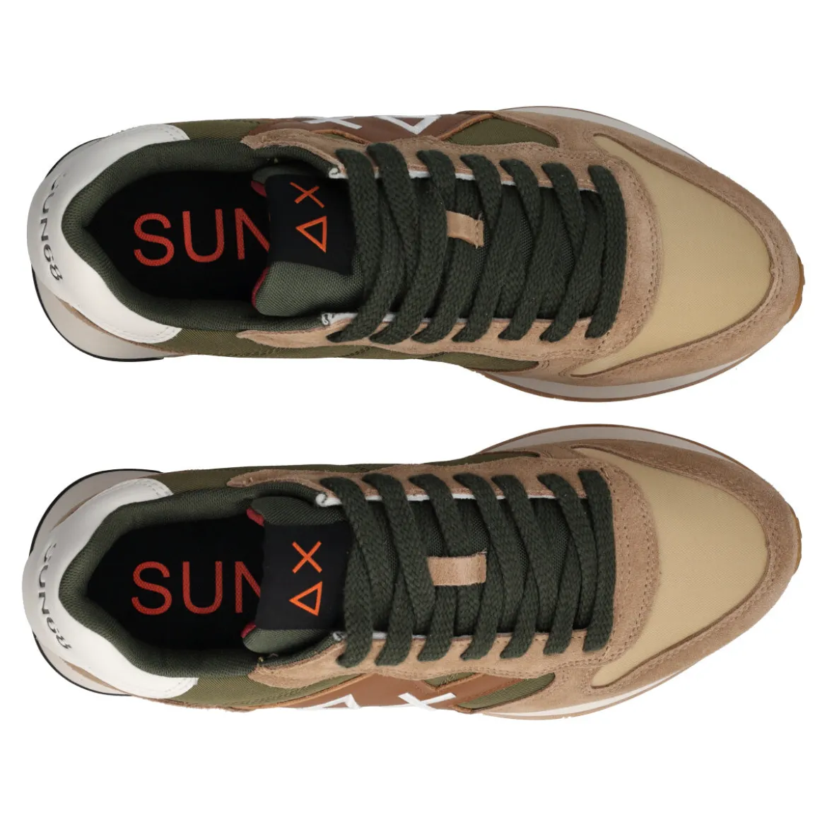 JAKI BICOLOR Sneakers Uomo Beige e Verde