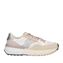 JAZZ NXT Sneakers Donna Rosa Beige, Bianche e Argento