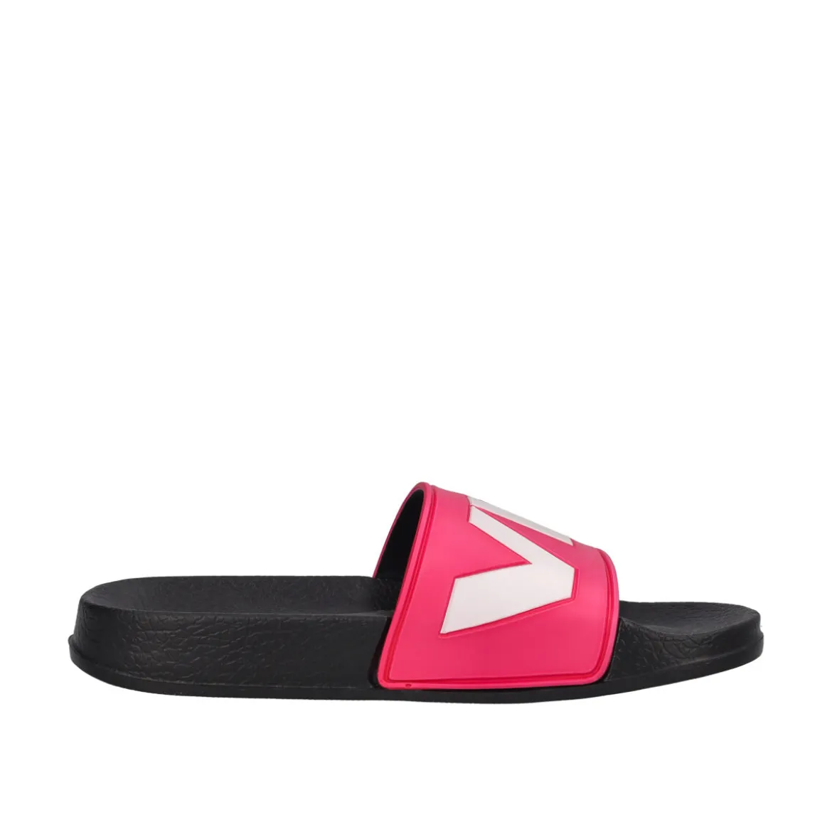 JUNEL Ciabatte Mare Bambini Fucsia e Nere