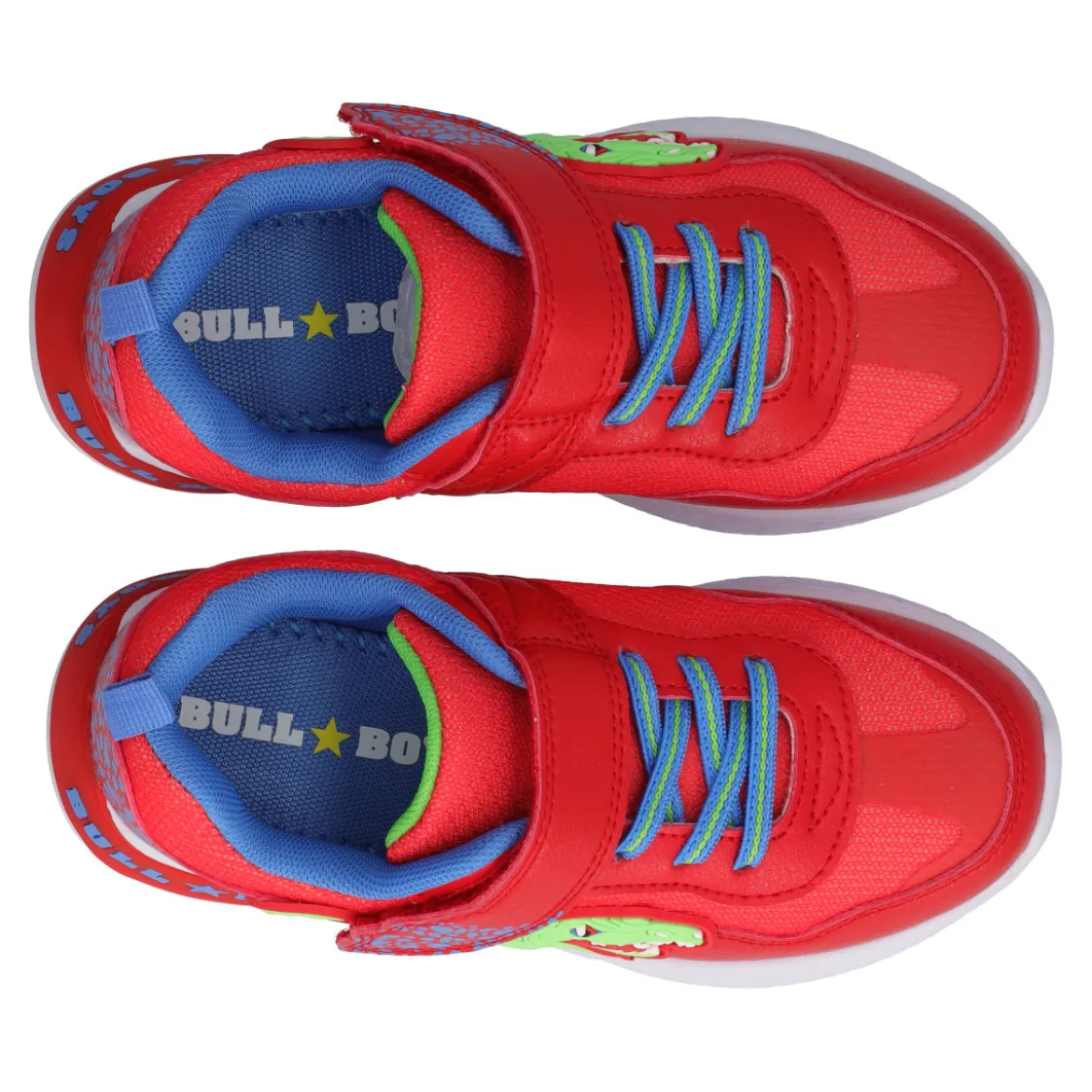 JUNGLE RAPTOR Sneakers Bambino Rosse Dinosauri