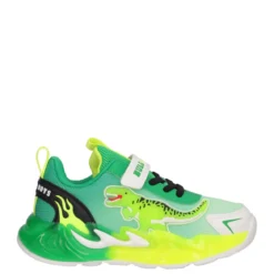JURASSIC REX Sneakers Bambini Verde con Luci