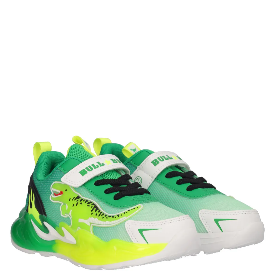 JURASSIC REX Sneakers Bambini Verde con Luci