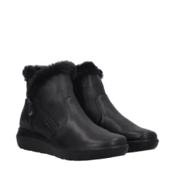 KLIZIA Stivaletti Comfort Donna Neri in Pelle