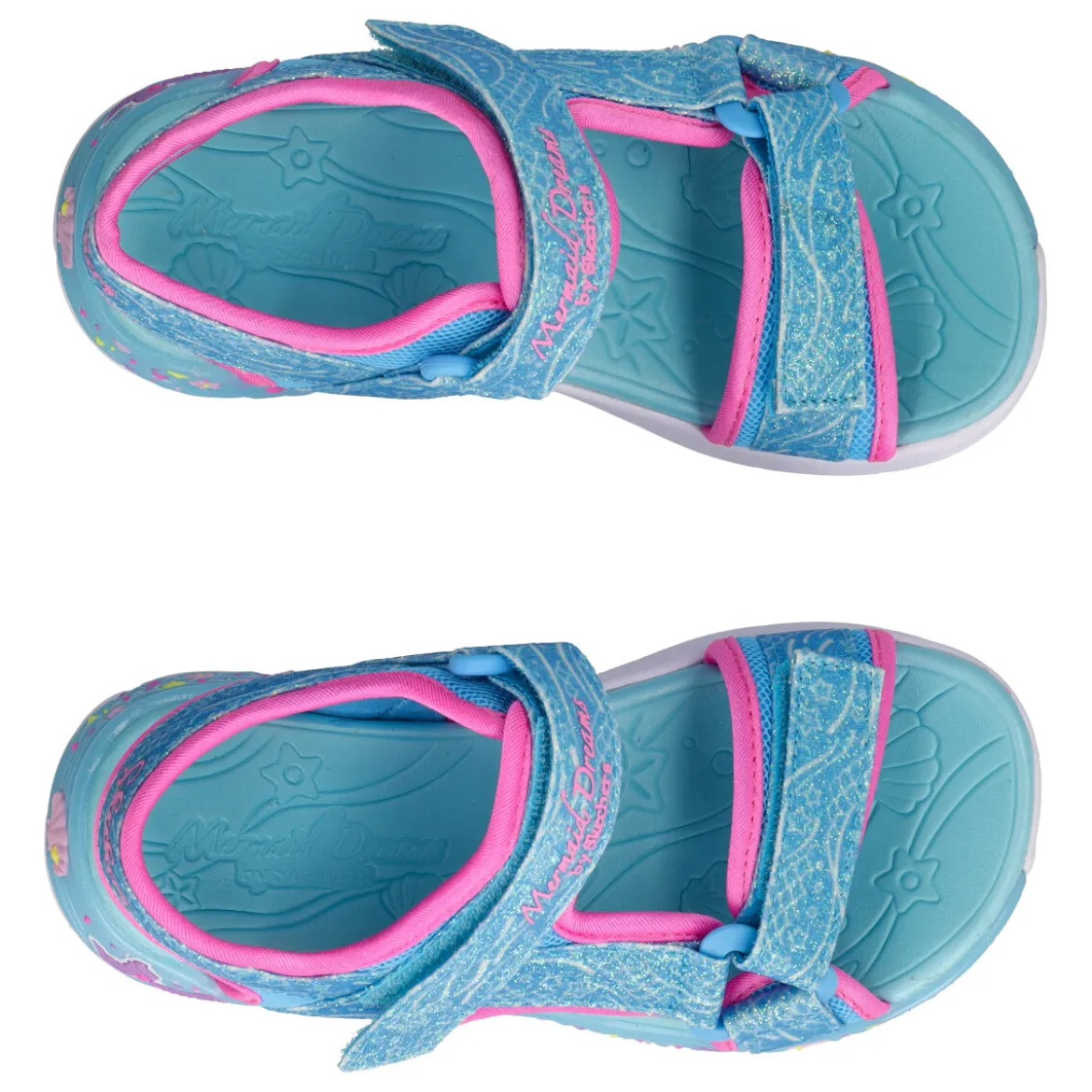 LIGHTS MERMAID DREAMS SAND Sandali Bambina Azzurri tema Sirene con Luci