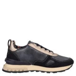 LISBOA Sneakers Donna Grigie Metallizzate