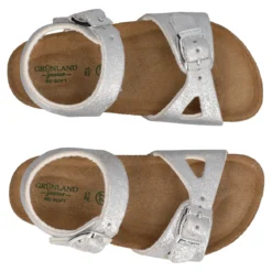 LUCE Sandali Bambina Argento Glitter